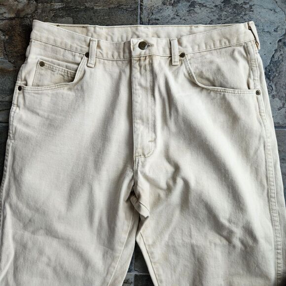 Wrangler Jeans Mens 35x27 Western Cowboy Workwear Chore Utility Outdoors Laborer - Picture 3 of 10